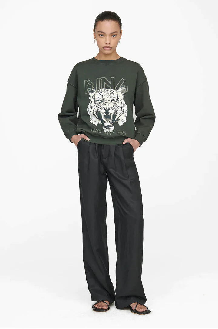 Annie Bing Sudadera Tiger Green DEIMOTIV