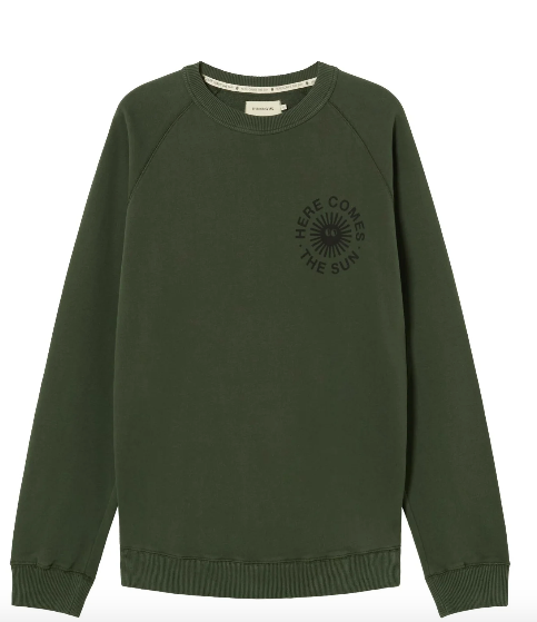 Sudadera verde Happy sun