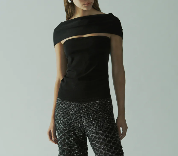 TOP SCOLLO PARTICOLARE