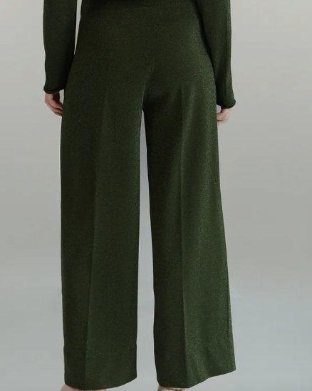 PANTALONE CROPPED LAMÃ