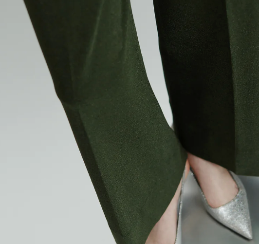 PANTALONE CROPPED LAMÃ