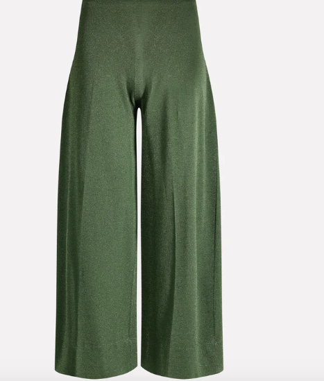 PANTALONE CROPPED LAMÃ