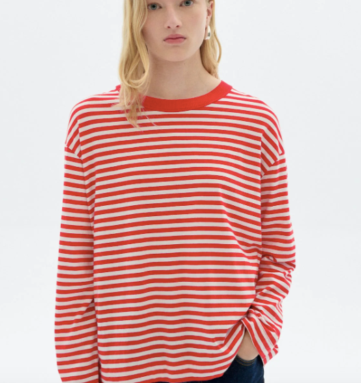 Camiseta manga larga rayas Emily R