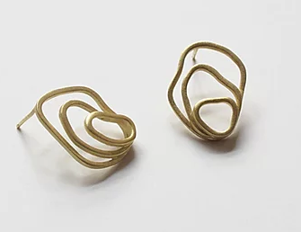 Dsnú Pendientes Atlas Pequeños - Dorados DEIMOTIV