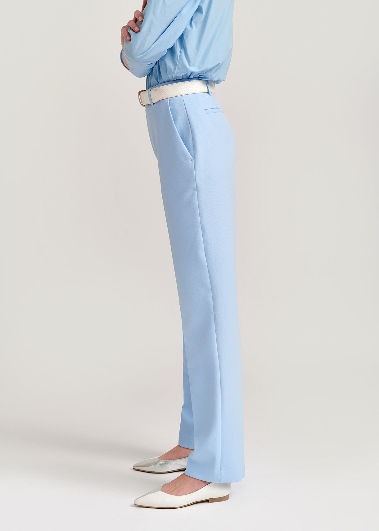 Essentiel Artwerp Pantalón Blue Straight - Leg DEIMOTIV