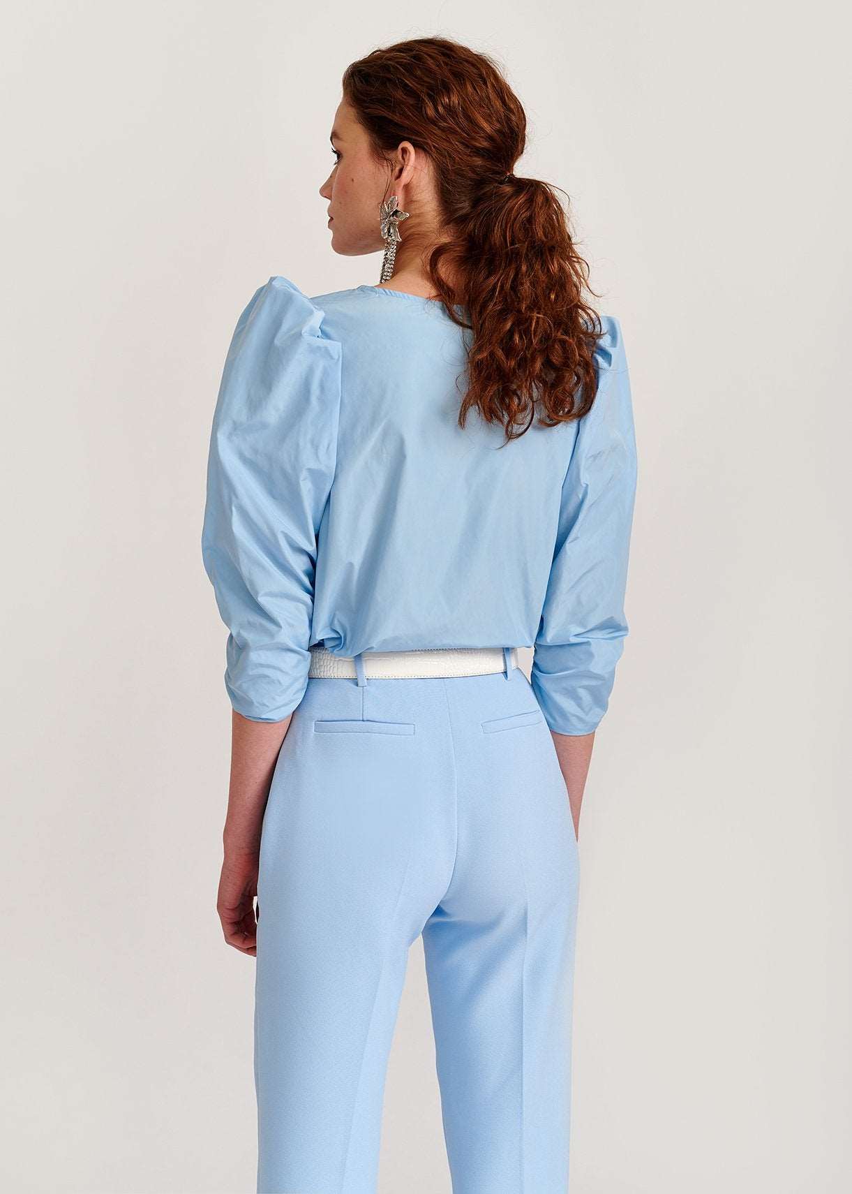 Essentiel Artwerp Pantalón Blue Straight - Leg DEIMOTIV