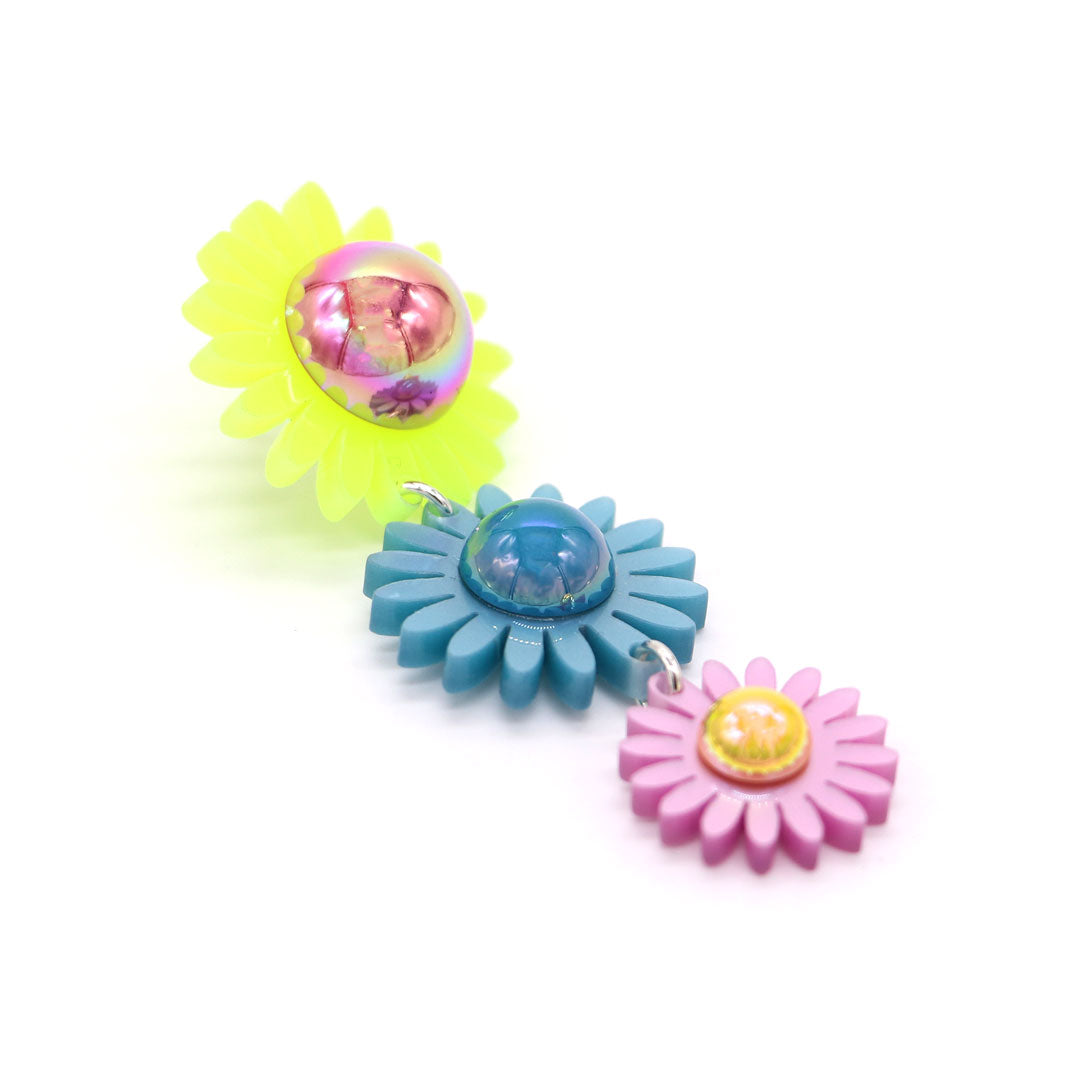 Lausett pendientes FLOR TRIPLE FLÚOR