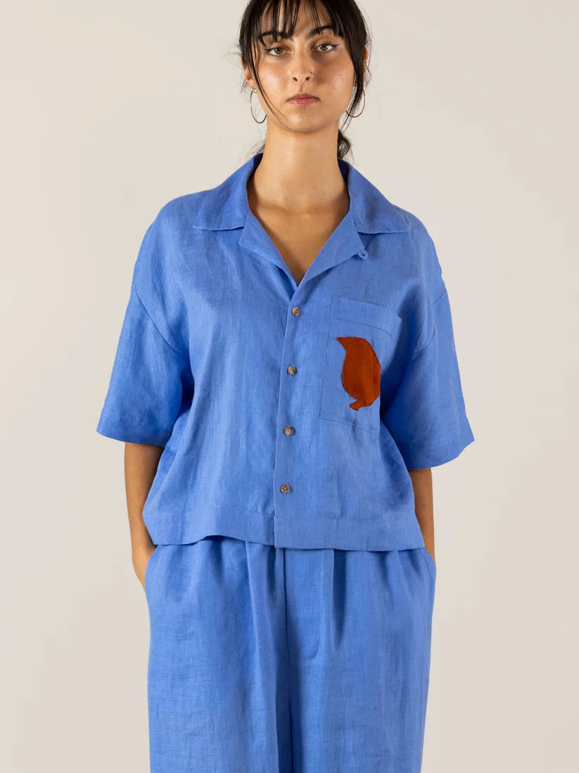 Blusa pijama lino