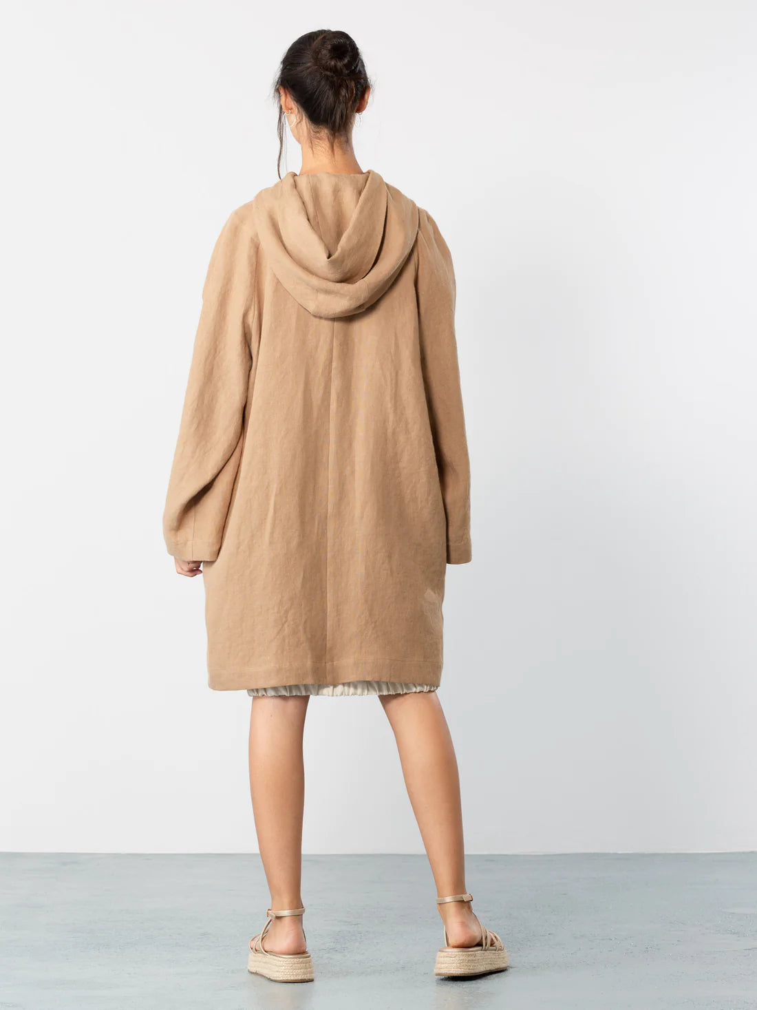 Hooded Coat BEIGE