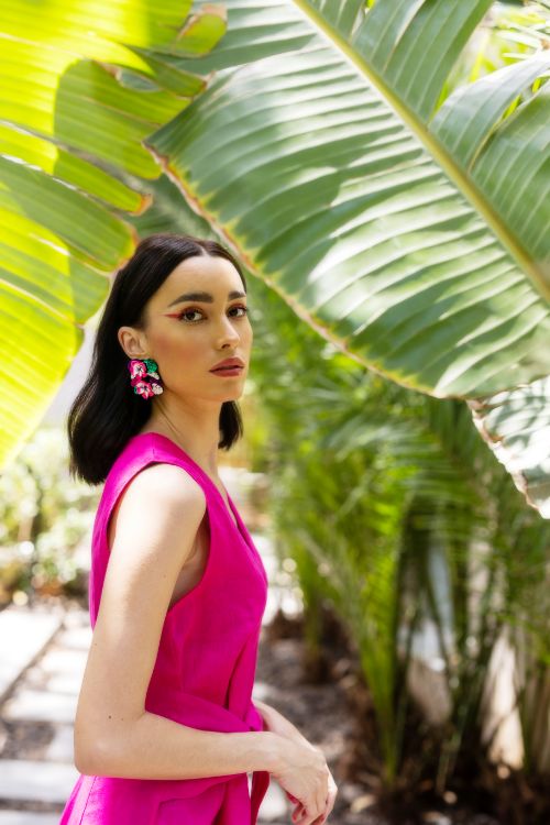 Lausett Pendientes Tiaré Garden Rosa DEIMOTIV