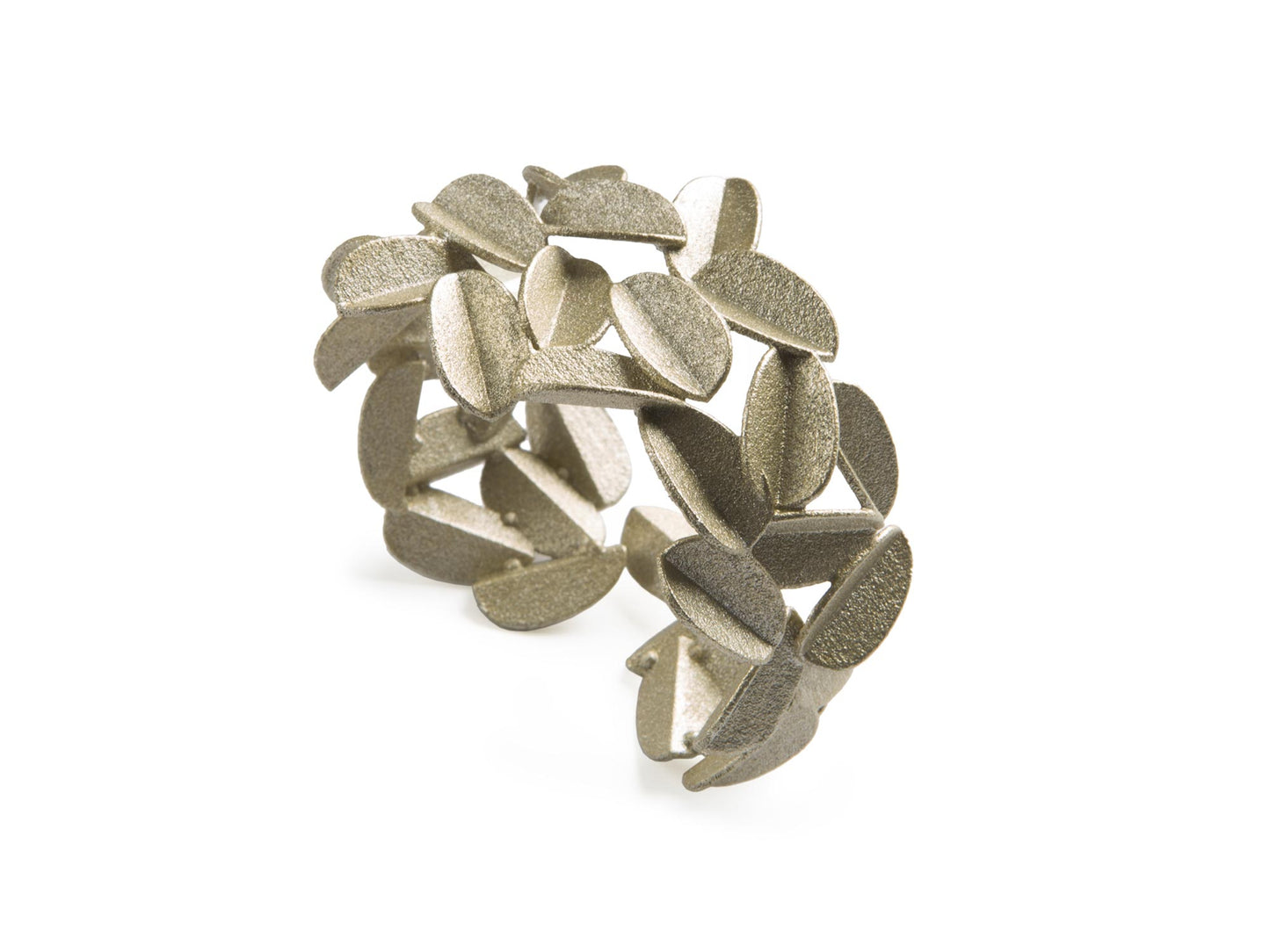 Leaves Bracciale Metallizzato