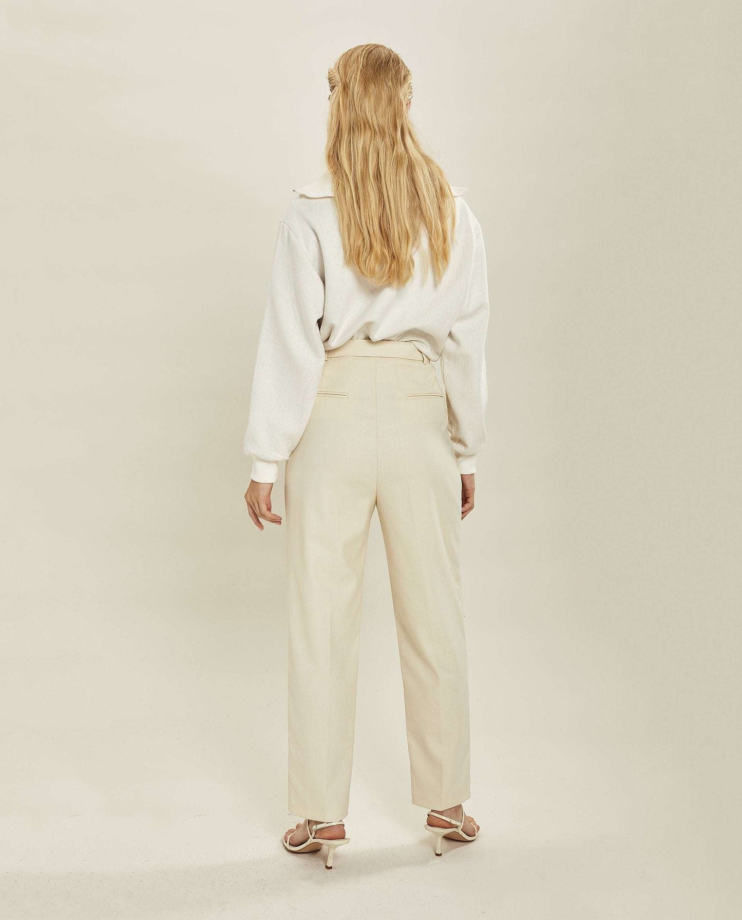 Les Coyotes de Paris Pantalón Blanco Roto DEIMOTIV