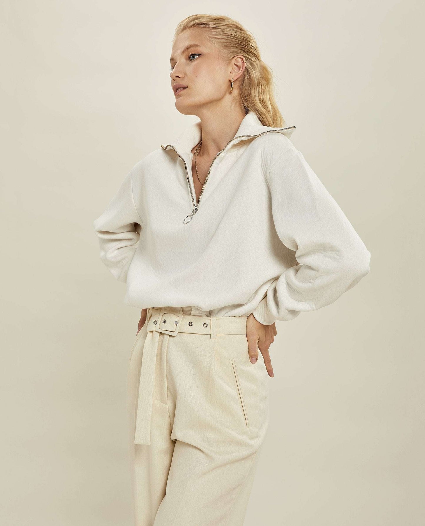 Les Coyotes de Paris Pantalón Blanco Roto DEIMOTIV
