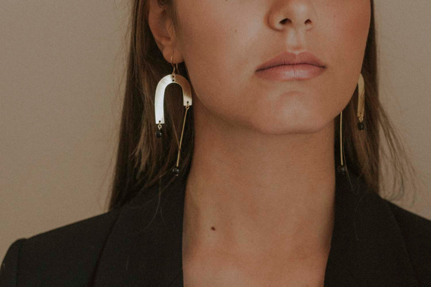 Lia B Pendientes Onix Équilibre DEIMOTIV