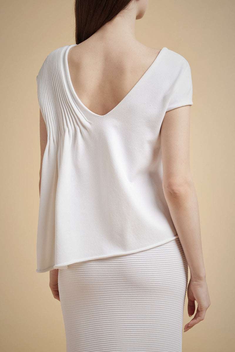 Liviana Conti Top Maglia Pieghe DEIMOTIV