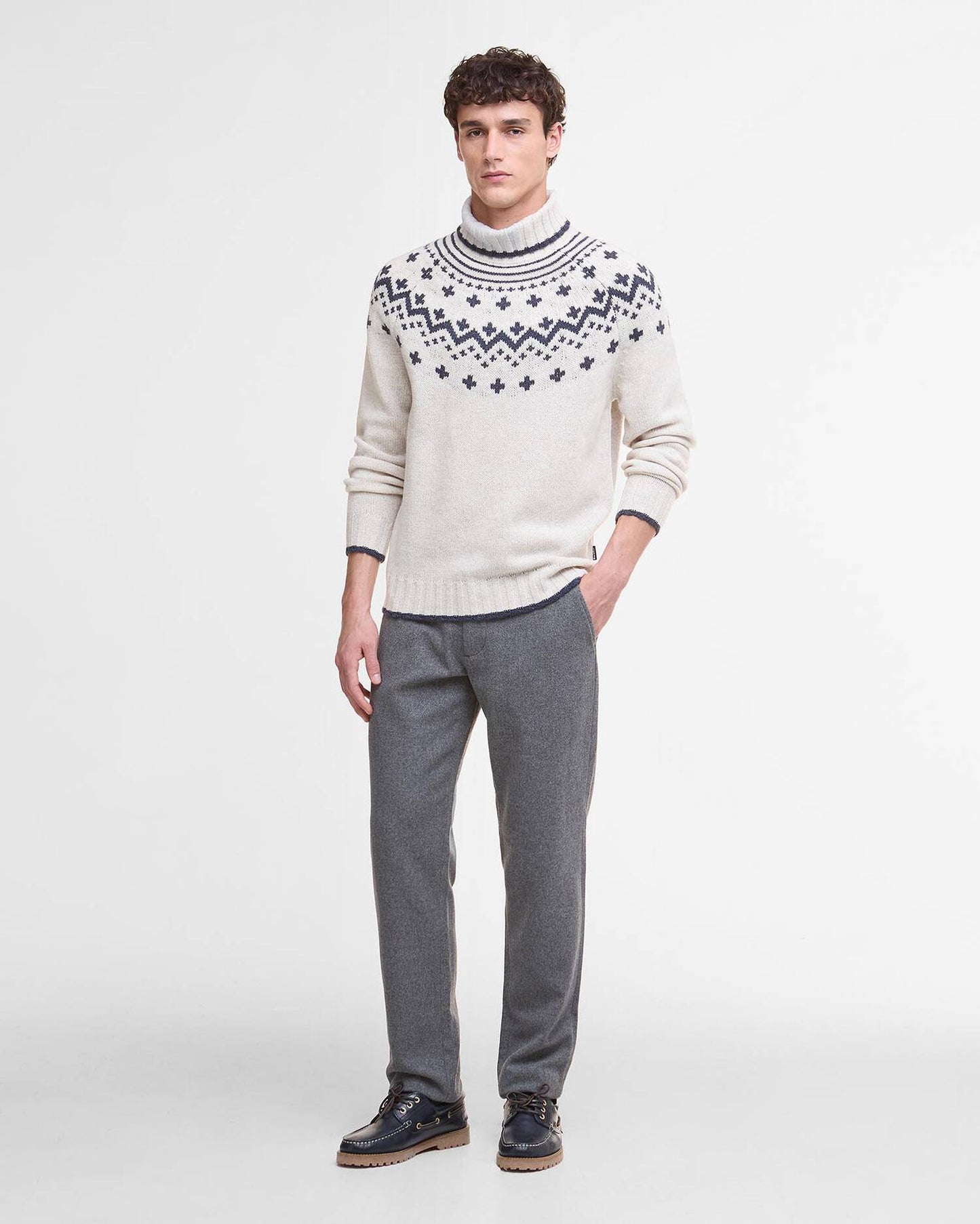Hewton Fair Isle Roll Neck Jumper