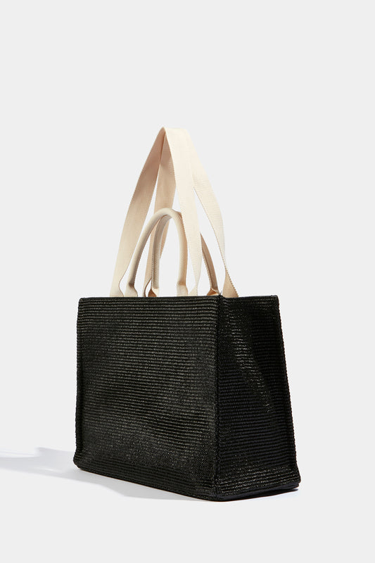 Liviana Conti Raffia Tote