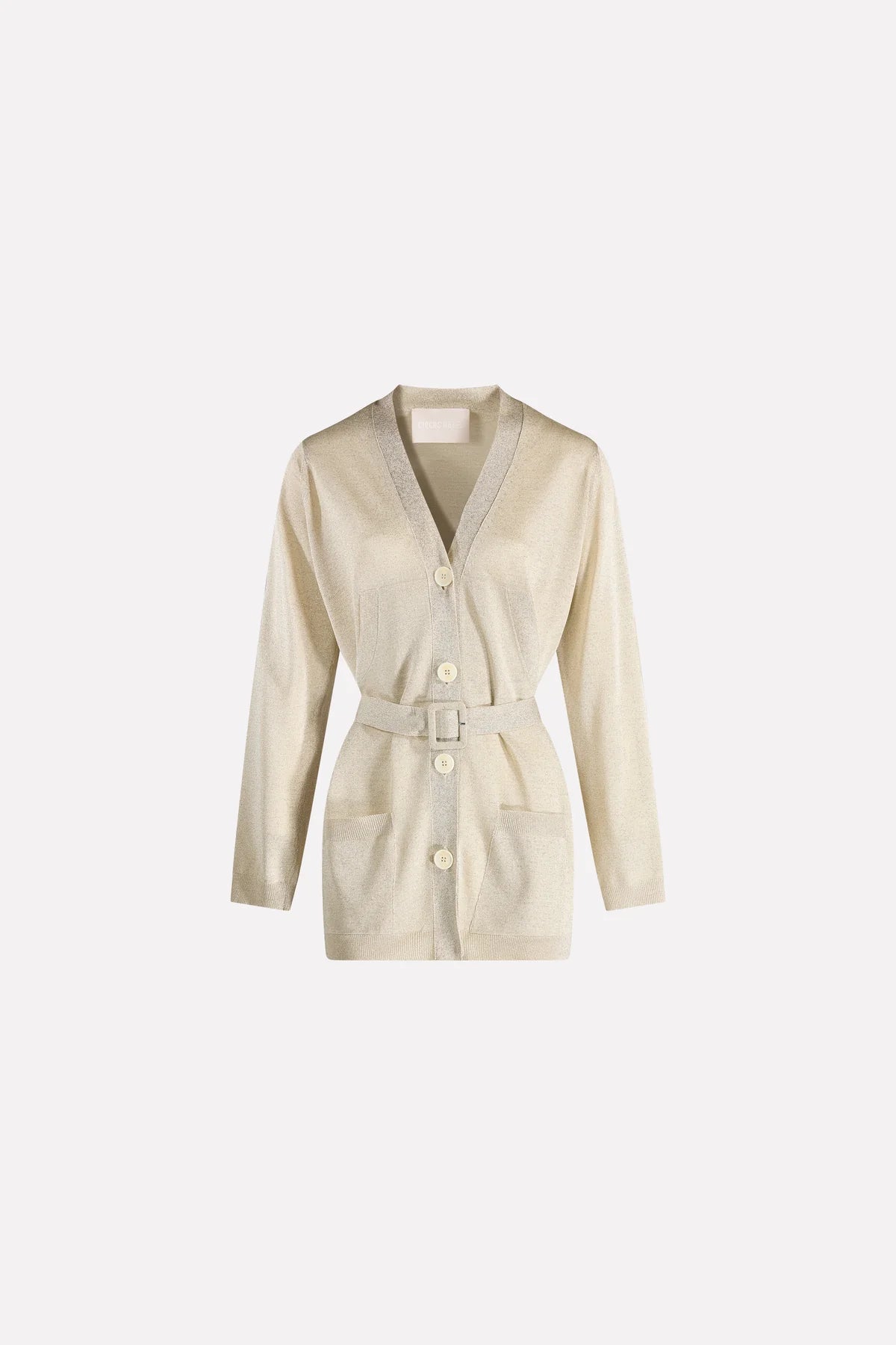 Cardigan con cinturón