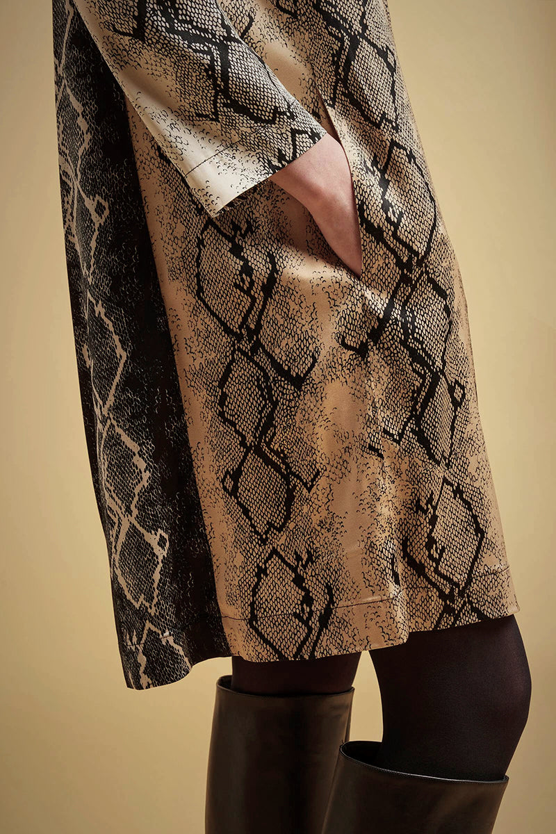 Vestido print animal