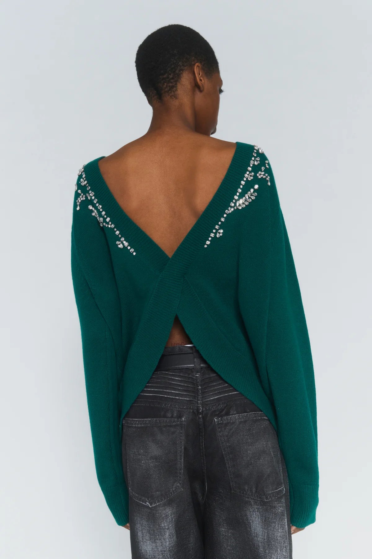 KNITWEAR WITH LOW-CUT BACK
