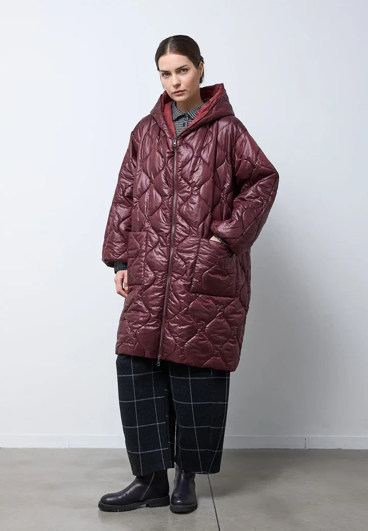 Chaqueta larga acolchada oversize