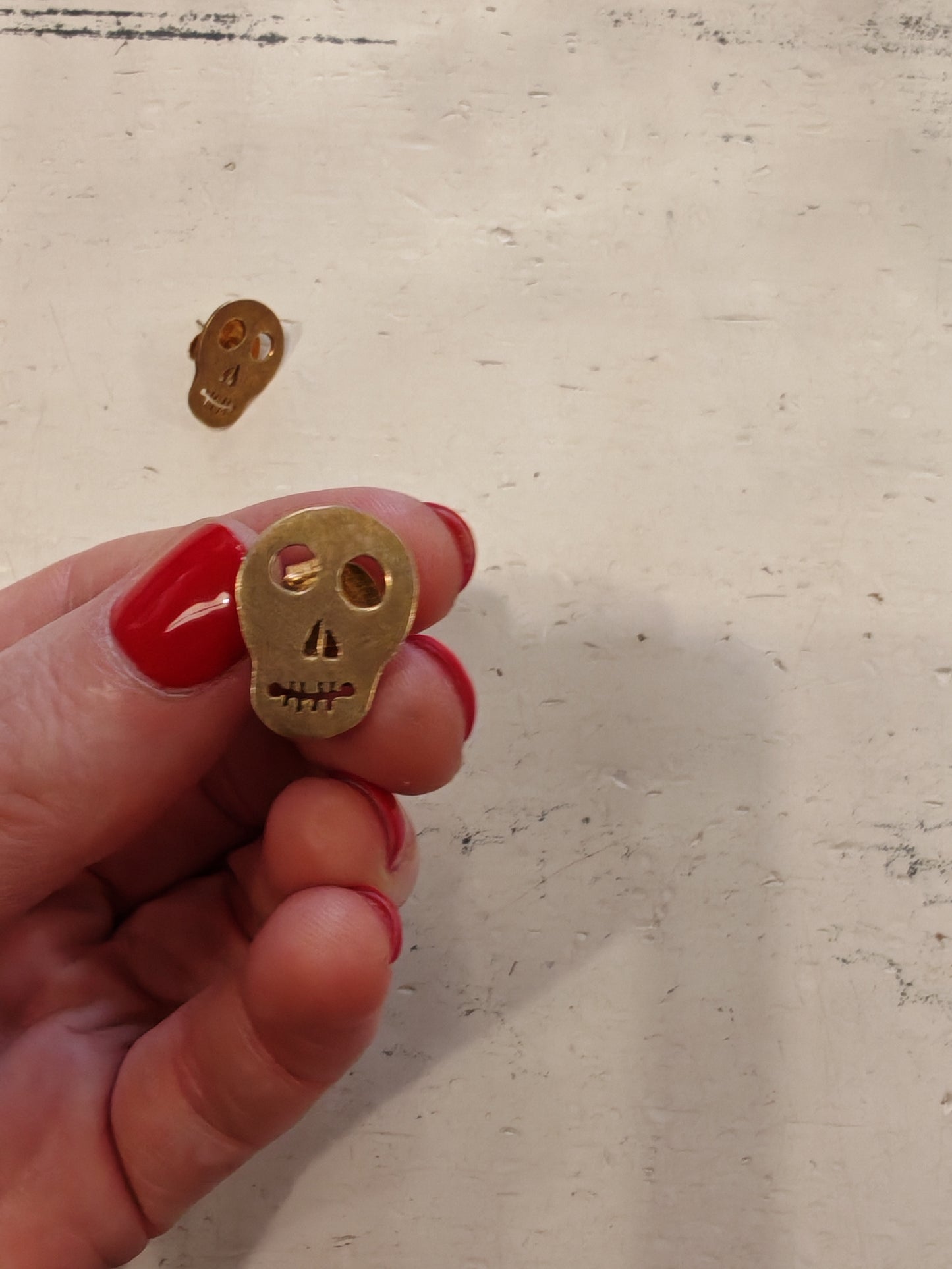 Pendientes mini calaveras
