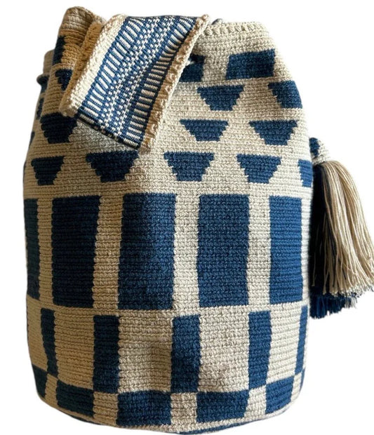 Wayuu Original Bag Wayuu estampado. Tamaño L.