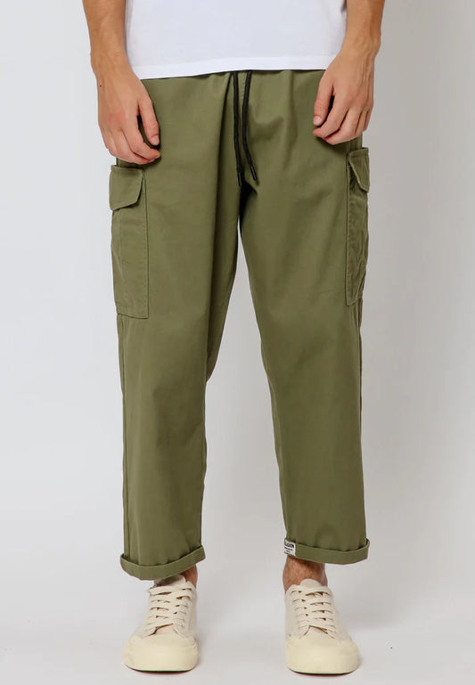 Pantalon cargo verde