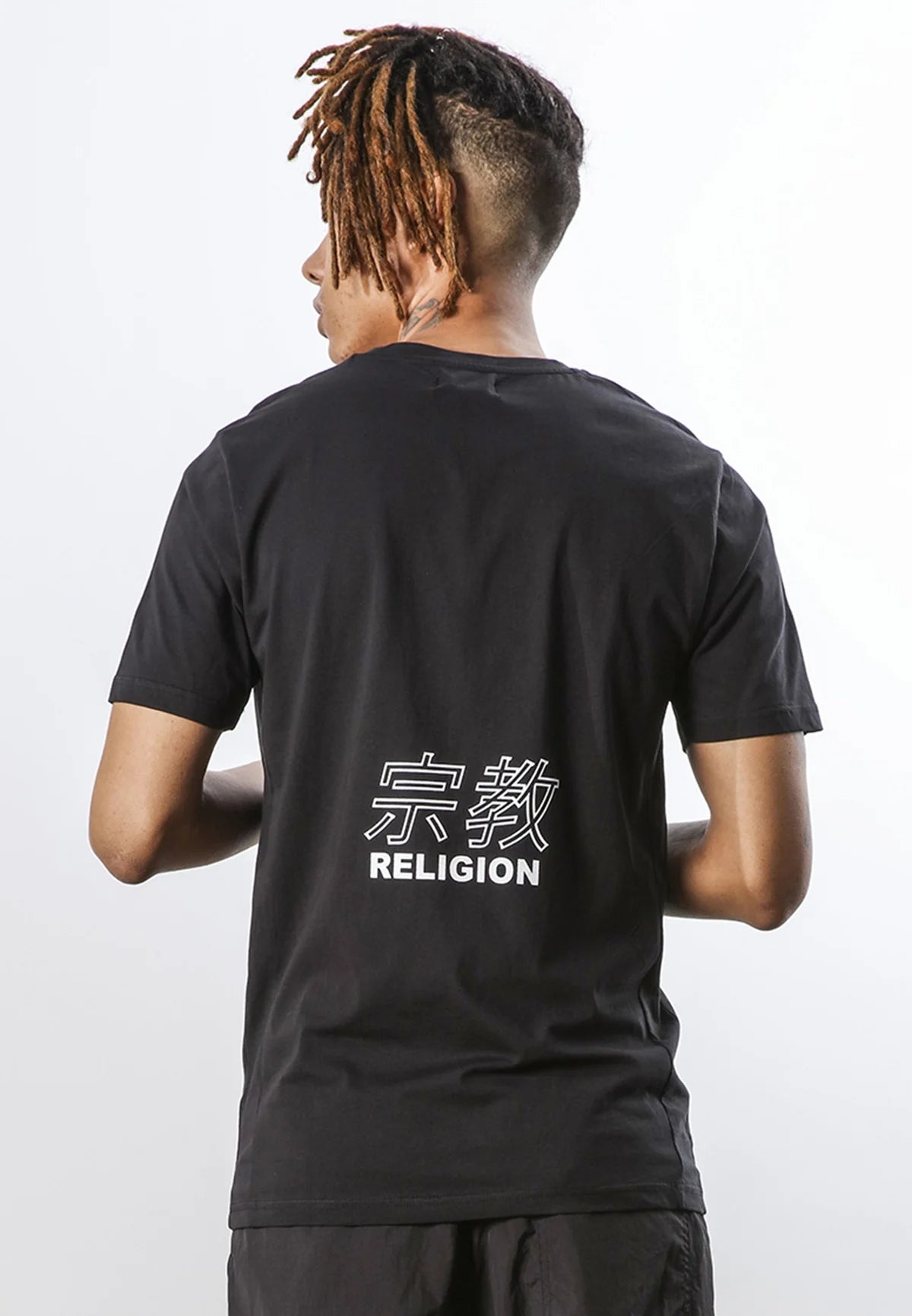 Religion camiseta NEON T-SHIRT BLACK