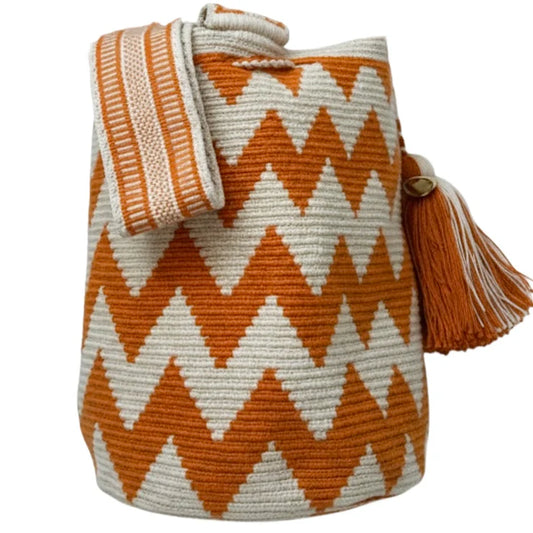 Wayuu Original Bag Wayuu estampado. Tamaño L.