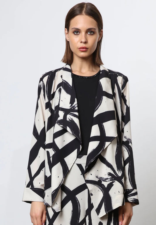 Religion chaqueta mix taupe