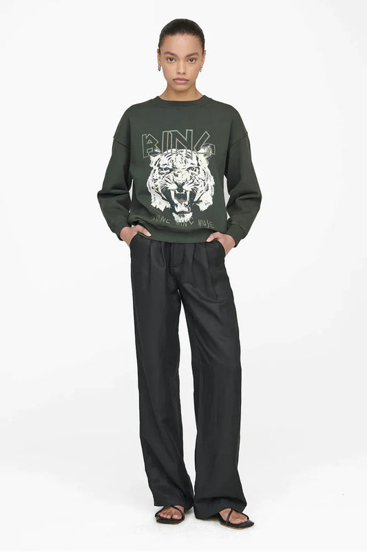 Annie Bing Sudadera Tiger Green DEIMOTIV