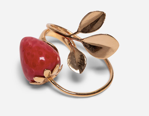 Andres gallardo anillo dos dedos fresa