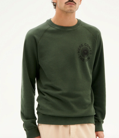 Sudadera verde Happy sun