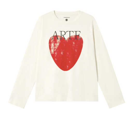 Camiseta blanca art love Emily