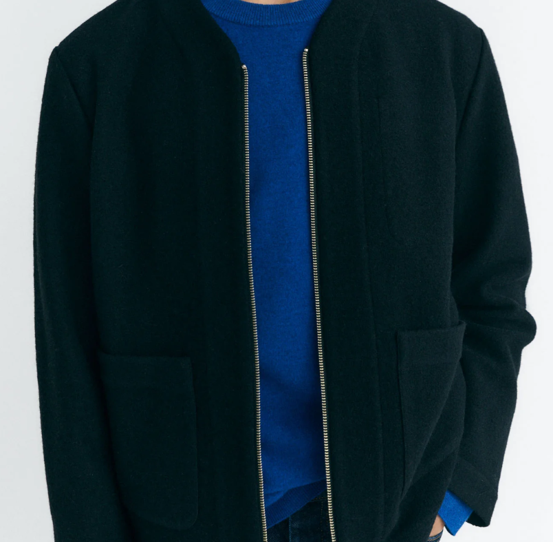 Chaqueta relaxed lana fina Greg
