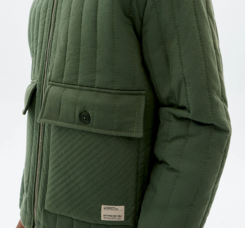 Chaqueta acolchada patched Roc