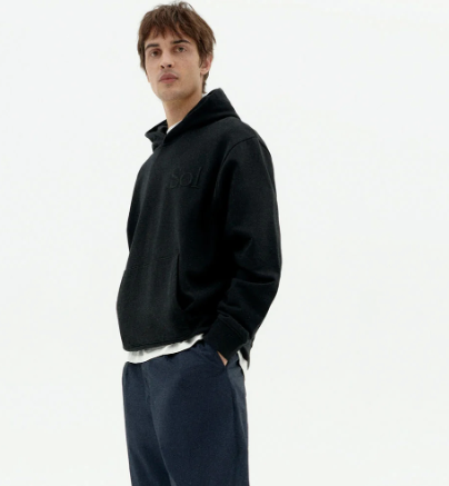 Hoodie bordado sol type Simon