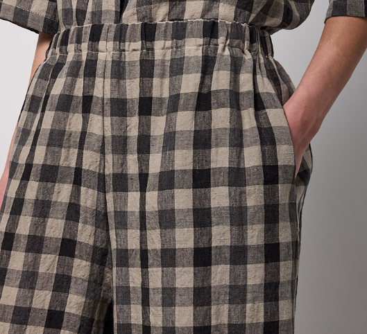 TROUSERS WITH ELASTIC WAIST AND PALAZZO LEGS