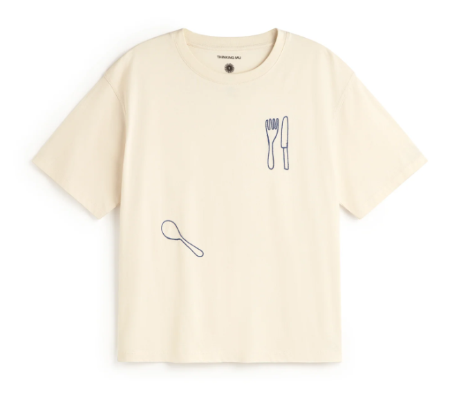 Camiseta bordado a mano coberts Lucia
