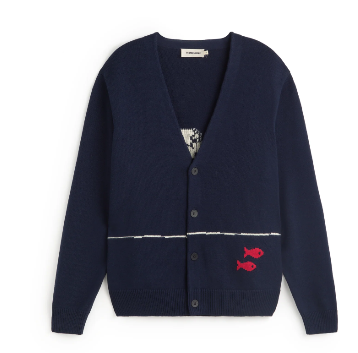 Cardigan punto algodón orgánico pescadors Creed
