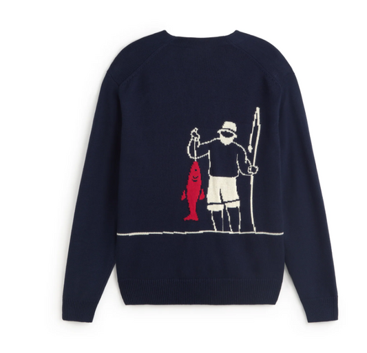Cardigan punto algodón orgánico pescadors Creed