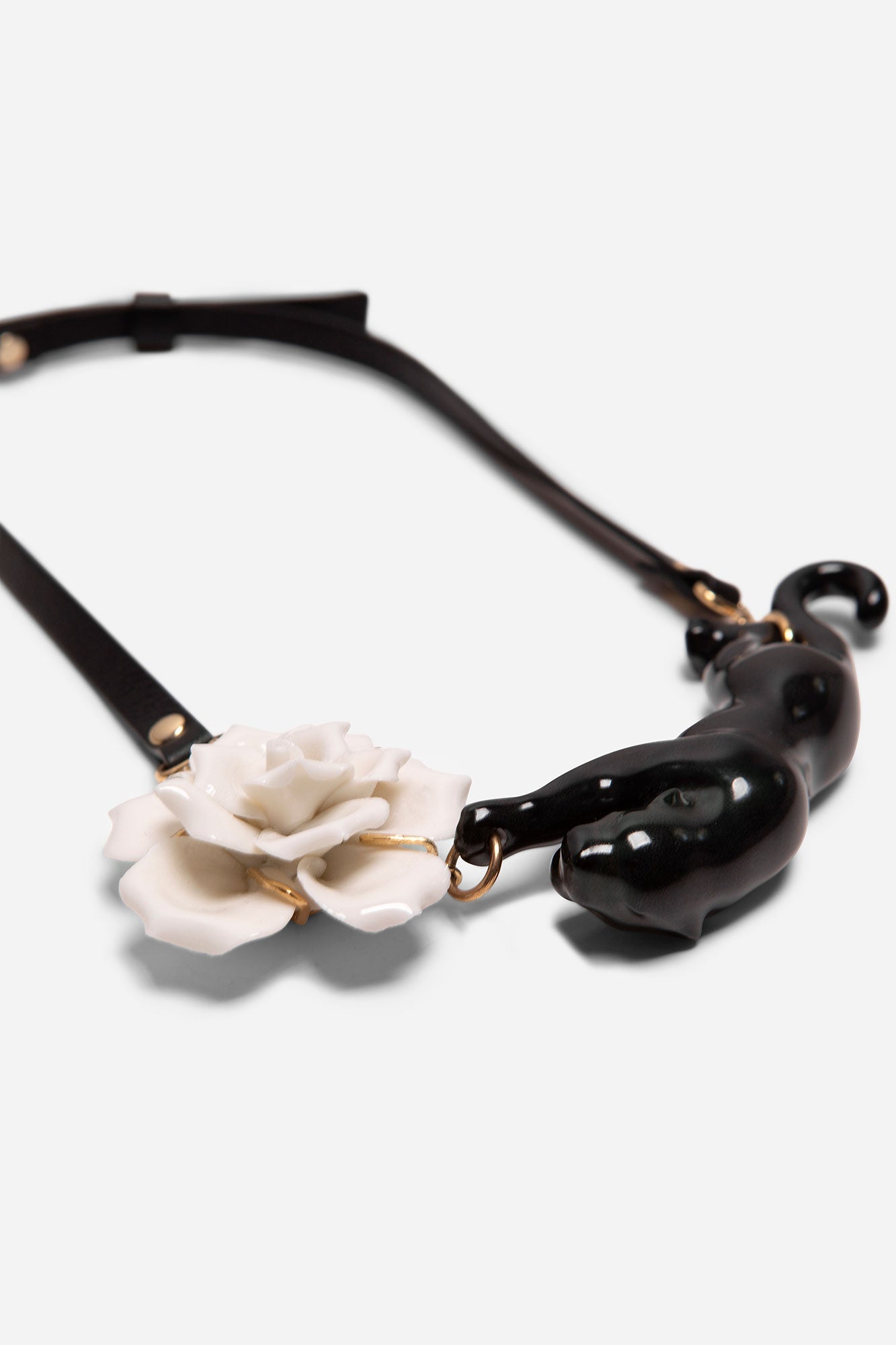 FLOWER PANTHER NECKLACE DEIMOTIV