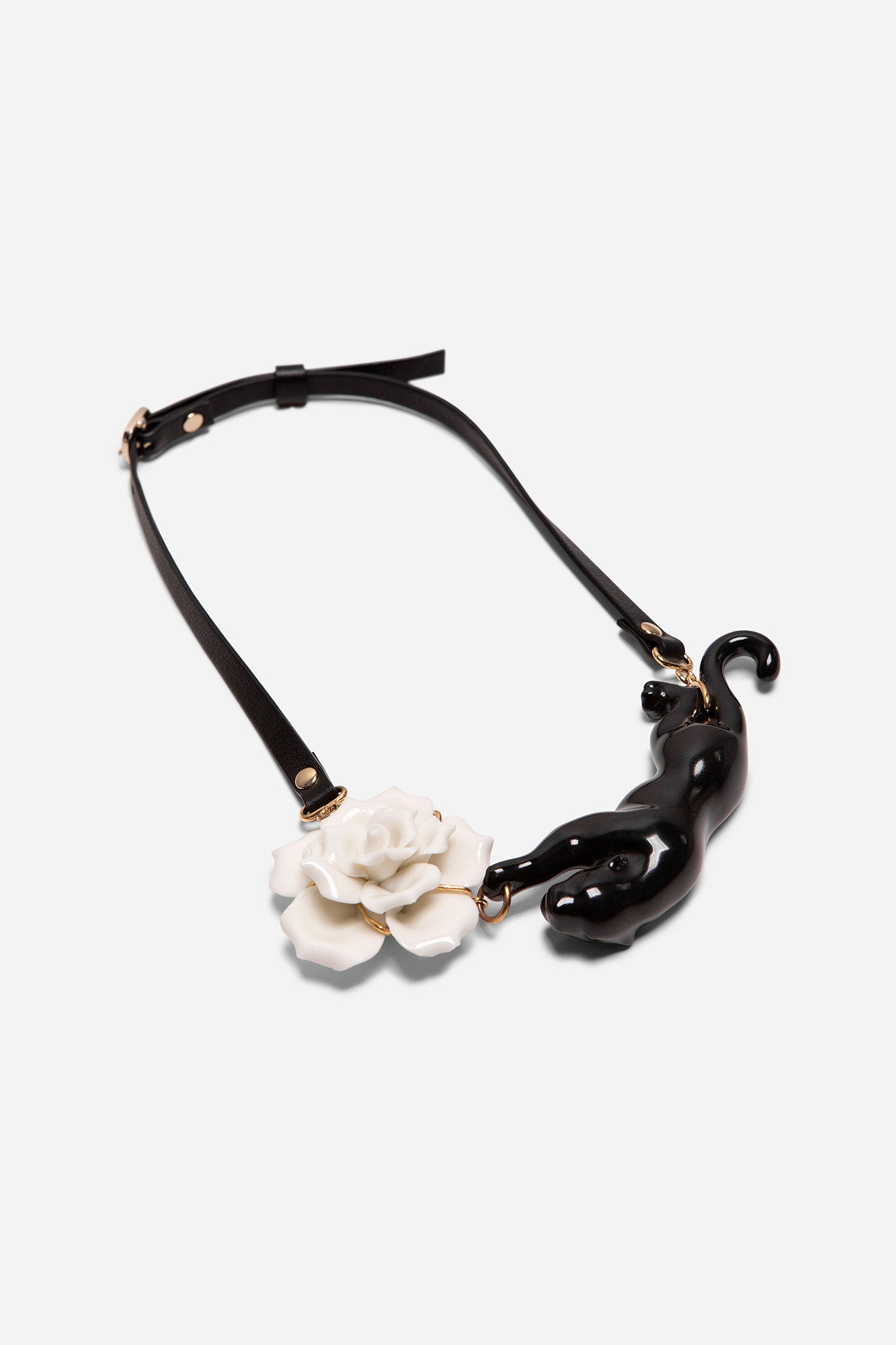 FLOWER PANTHER NECKLACE DEIMOTIV