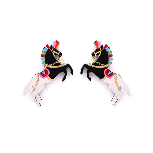 Lausett Pendientes Caballo Circo DEIMOTIV