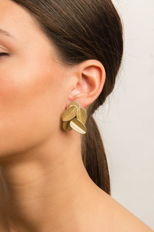 pendientes Leaves 1 Metallizzati