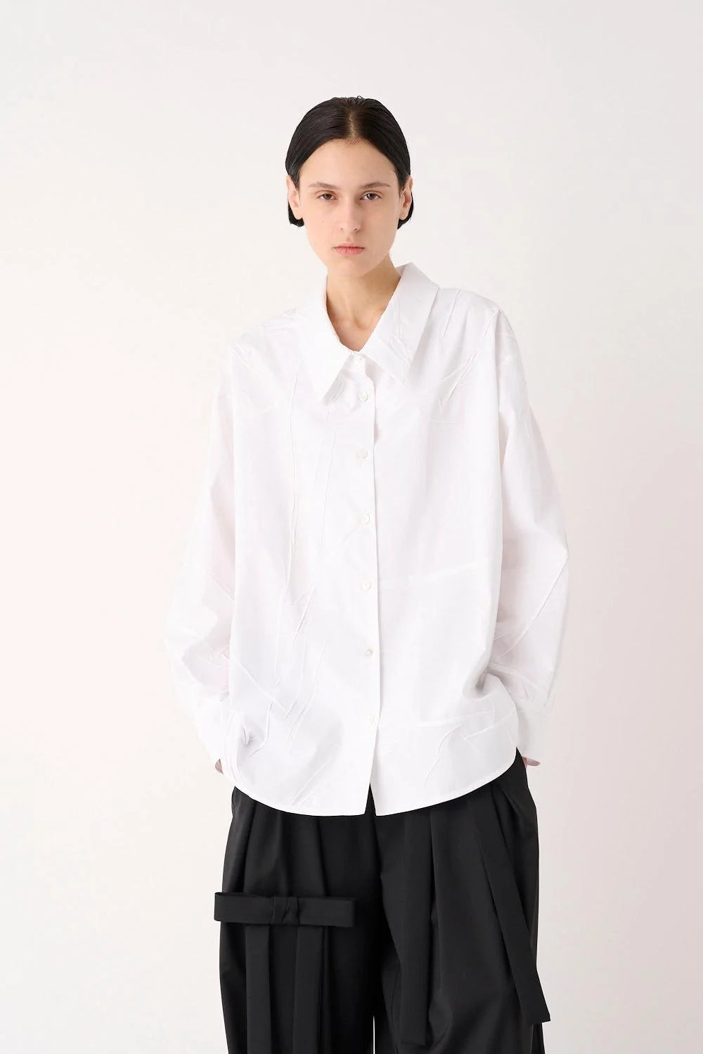 MEIMEIJ CAMISA CON EFECTO ARRUGADO