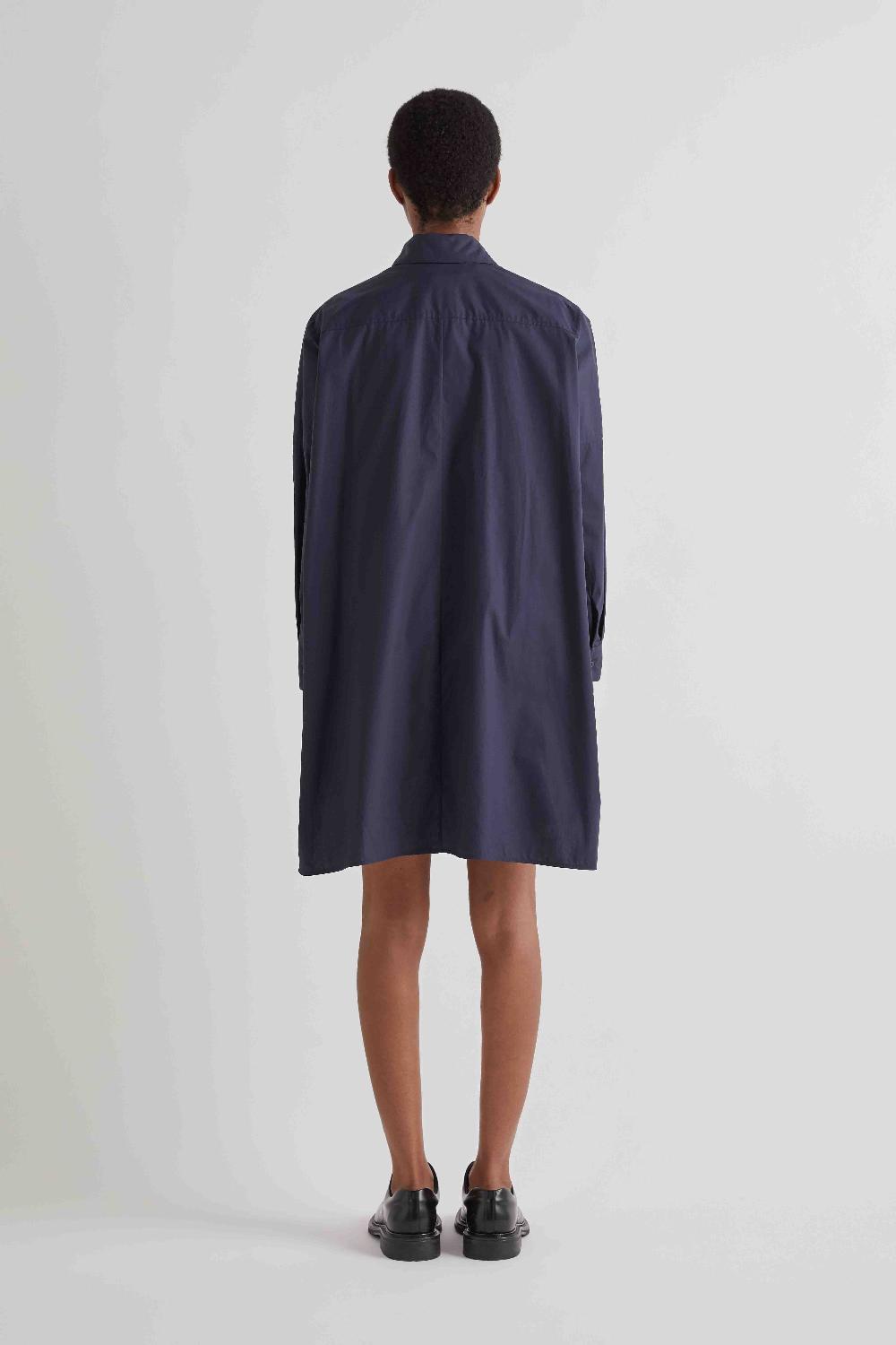 vestido casaca navy