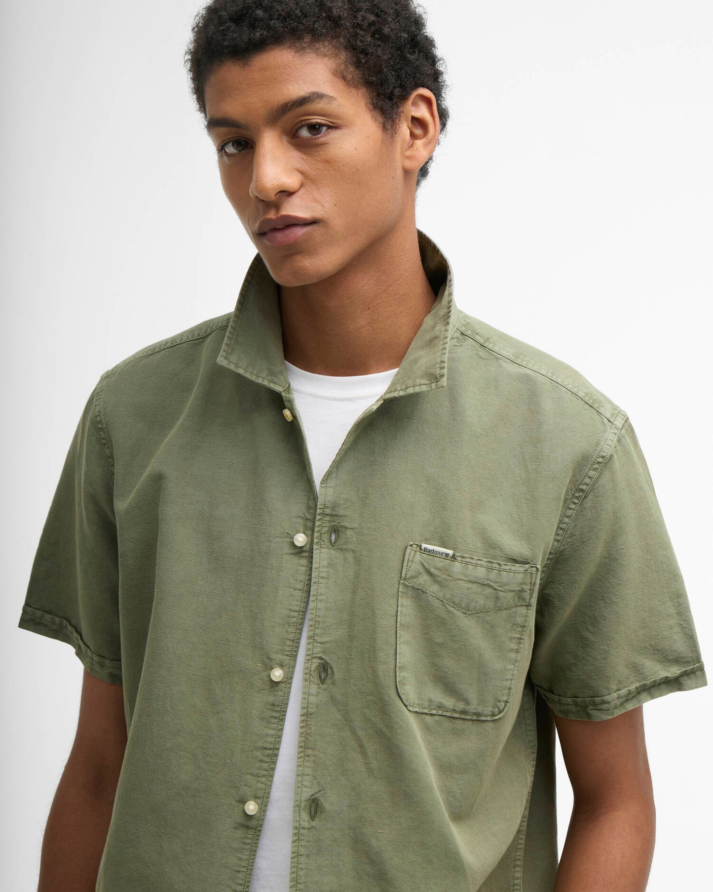 Landkey Overdyed Regular Short-Sleeved Shirt