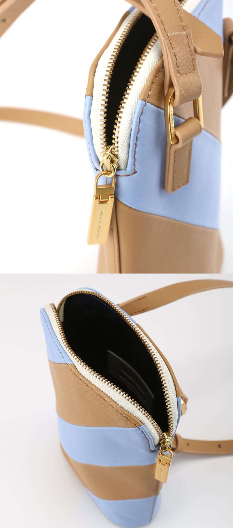 Matter Matters Mini Hama Shoulder Bag Tan/ Forget Me Not DEIMOTIV
